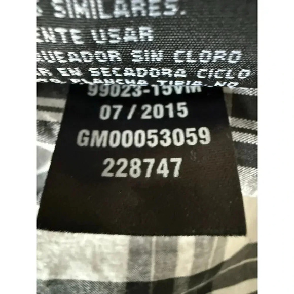 Harley Davidson Mens 3XL Plaid Woven Short Sleeve Shirt - Picture 10 of 10